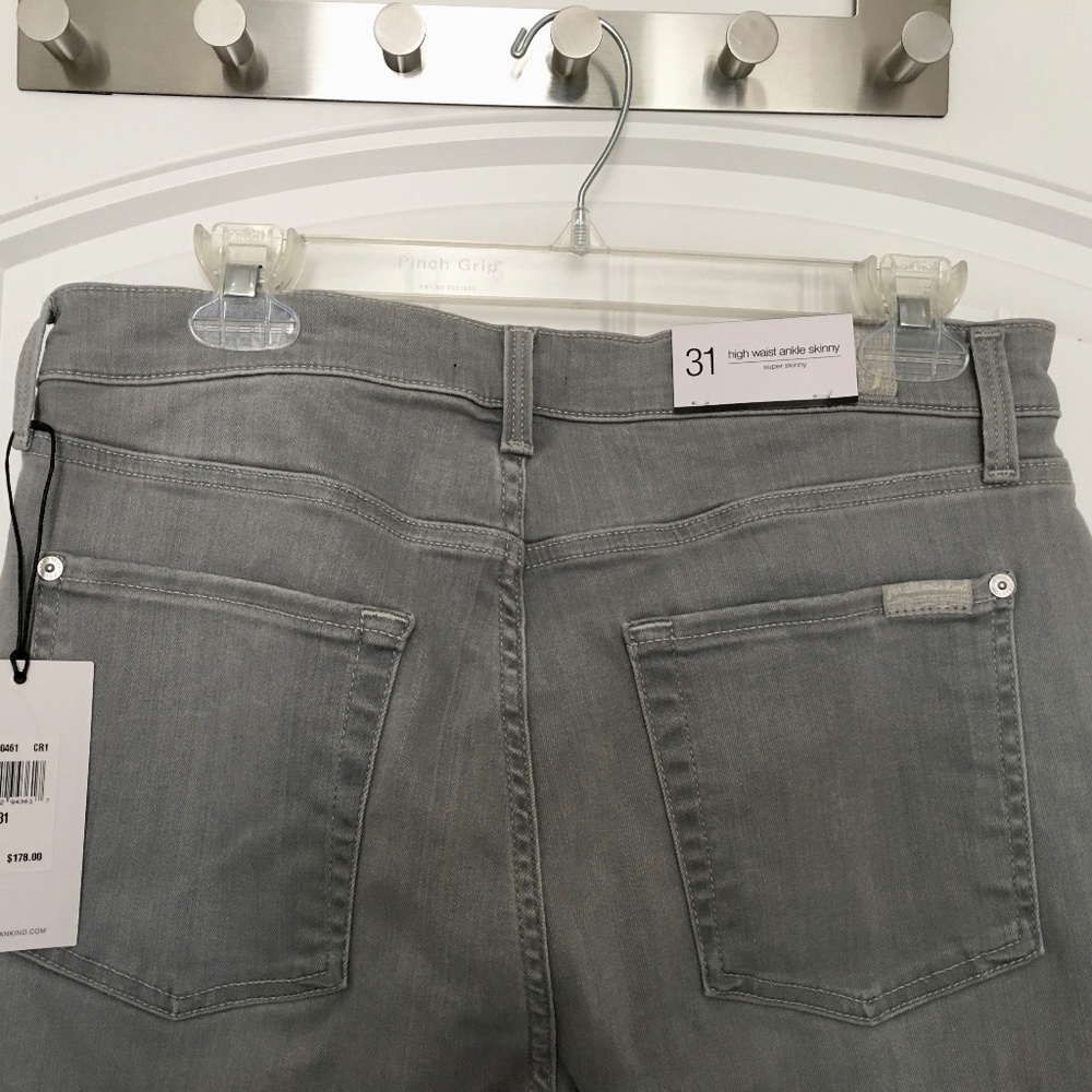 High Waist Ankle Skinny in Cromwell Super Light